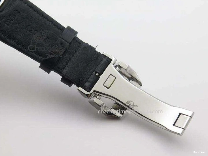 MIROTIME 0416 Breathable Portuguese Real PR IW500127 ZF 1:1 Best Edition Gray Red Dial On Black Leather Strap A 7332